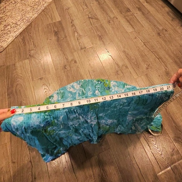 Women's Boho Maxi Skirt XL Cotton Peasant Cottagecore Flowy Lolita Tiered Floral - Picture 9 of 9